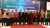 Prof Dr.Ir Batara Surya resmi menjadi Rektor Universitas Bosowa Makassar periode 2022-2026, menggantikan Prof Saleh Pallu.