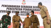 mencanangkan gerakan bersama percepatan penanganan coronavirus disease (covid 19) dengan Pemerintah provinsi Sulawesi Selatan